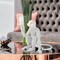 Modern Monkey Table Lamp Resin Desk Accent Light for Living Room & Bedside (110V)